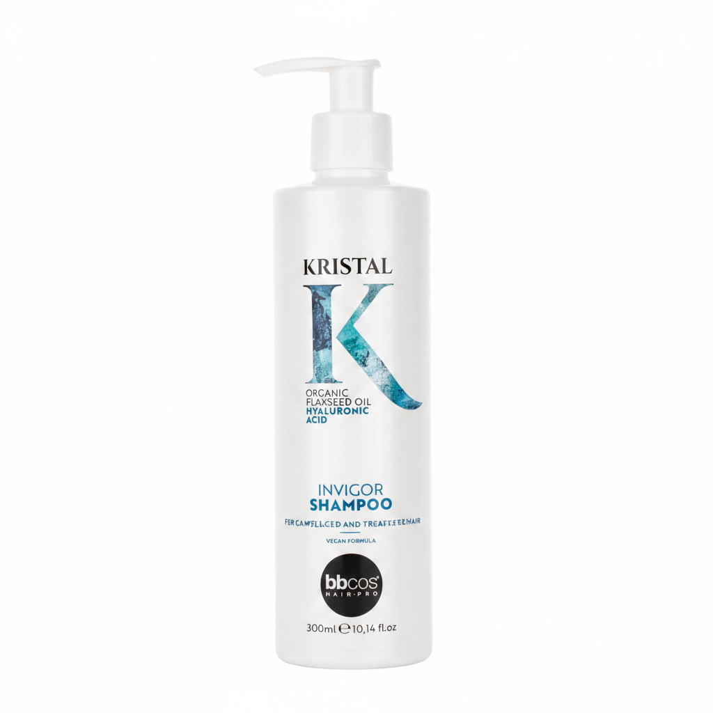BBcos Kristal Invigor Shampoo - White Background