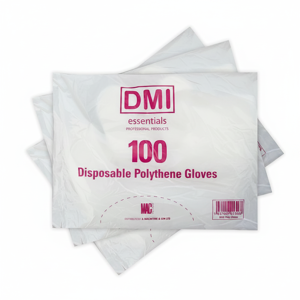 DMI Disposable Polythene Gloves