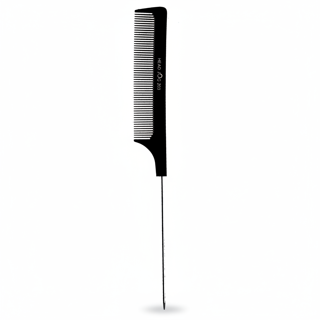Head Jog 203 Black Pin Tail Comb