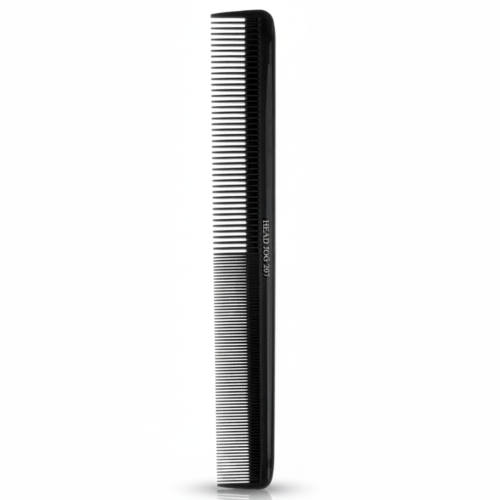 Head Jog 207 Black Barber Comb