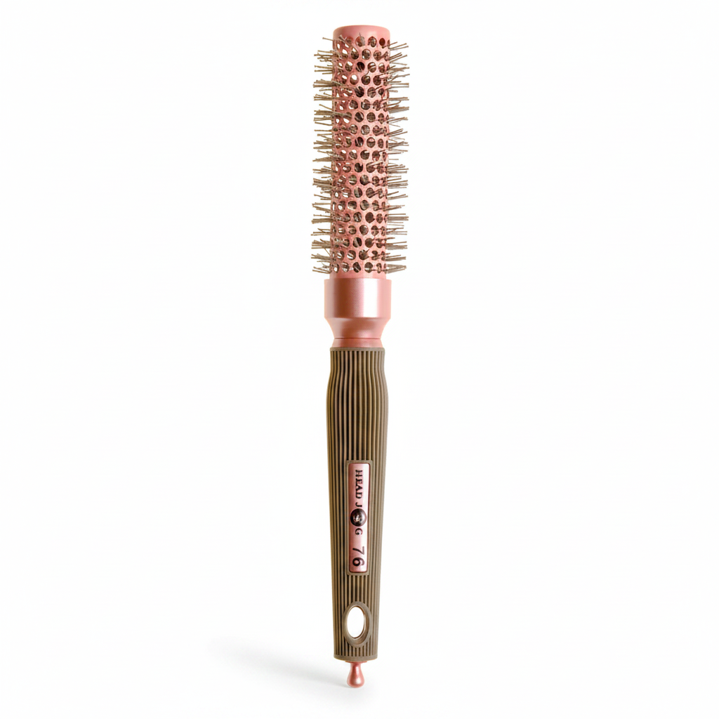 Head Jog 76 Rose Gold Round Brush