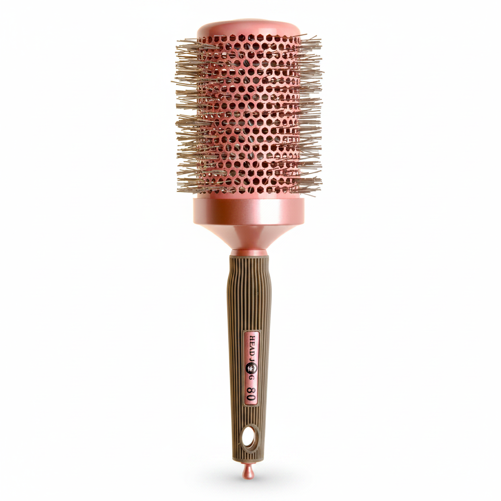 Head Jog 80 Rose Gold Round Brush